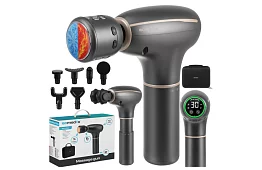 Masážní pistole Pro Ultra Vibration – 7 hlavic + horká/studená terapie