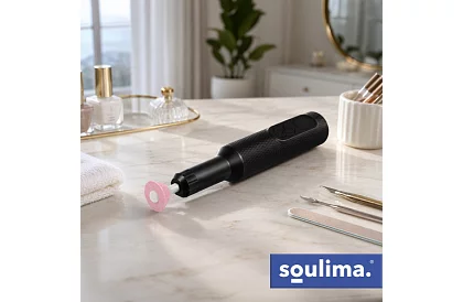 Profesionální bezdrátová bruska na nehty - 18 000 ot./min – USB-C, 6 frézek