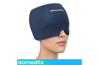 Gelová chladicí a hřejivá čepice 360° – relaxační kompresní maska