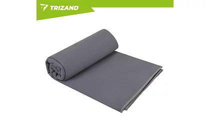 Rychleschnoucí ručník 180 × 100 cm z mikrovlákna – šedý