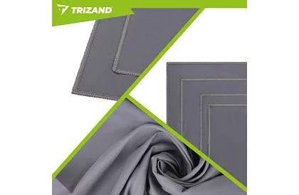 Rychleschnoucí ručník 180 × 100 cm z mikrovlákna – šedý