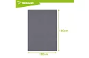 Rychleschnoucí ručník 180 × 100 cm z mikrovlákna – šedý