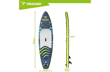 Paddleboard 320 cm – nafukovací SUP prkno s pádlem a sadou příslušenství