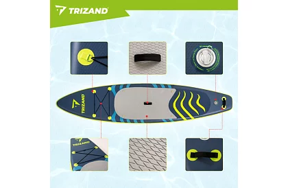 Paddleboard 320 cm – nafukovací SUP prkno s pádlem a sadou příslušenství
