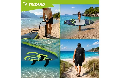 Paddleboard 320 cm – nafukovací SUP prkno s pádlem a sadou příslušenství