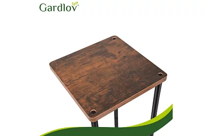 Květinový stolek 3 patrový 78 cm – stojan na květiny