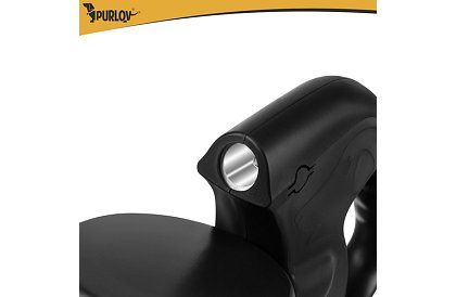 Automatické dvojité Flexi vodítko se svítilnou pro 2 psy – 2 × 3 m, LED osvětlení