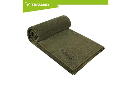 Rychleschnoucí ručník z mikrovlákna 120 × 60 cm – zelený