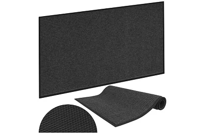 Vstupní rohožka 80 × 120 cm s protiskluzovou spodní stranou – šedá