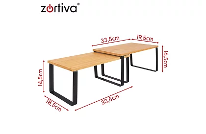 Kuchyňská police na pracovní desku - 2 ks, organizér na koření a hrníčky