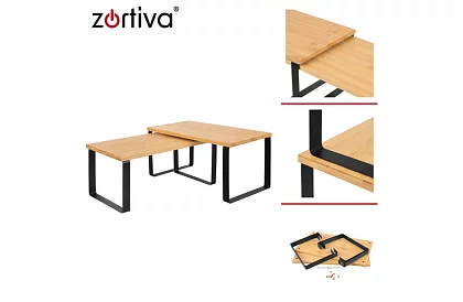Kuchyňská police na pracovní desku - 2 ks, organizér na koření a hrníčky