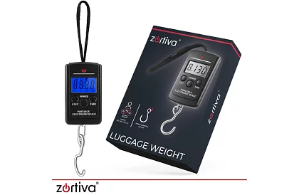Elektronická cestovní váha na zavazadla s háčkem 40 kg