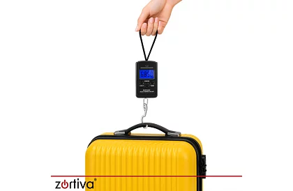 Elektronická cestovní váha na zavazadla s háčkem 40 kg