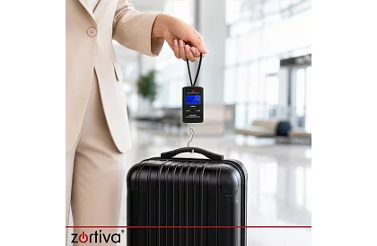 Elektronická cestovní váha na zavazadla s háčkem 40 kg