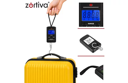 Elektronická cestovní váha na zavazadla s háčkem 40 kg