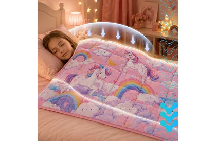 Dětská zátěžová přikrývka 4 kg, 100 × 150 cm – pohodlí a pocit bezpečí pro děti