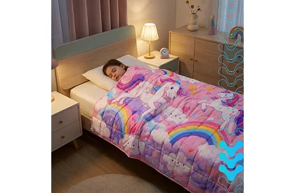 Dětská zátěžová přikrývka 4 kg, 100 × 150 cm – pohodlí a pocit bezpečí pro děti