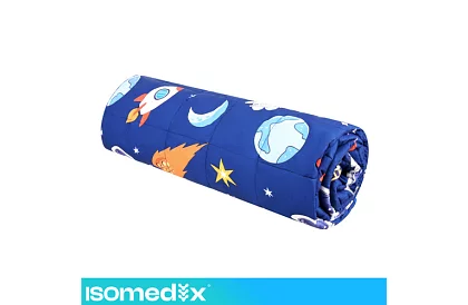 Dětská zátěžová přikrývka VESMÍR - 3 kg  - 100 × 150 cm