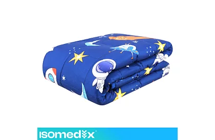 Dětská zátěžová přikrývka VESMÍR - 3 kg  - 100 × 150 cm