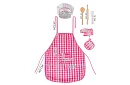 Dětská kuchařská sada Little Chef 7 v 1 – zástěra, čepice, rukavice a kuchyňské náčiní