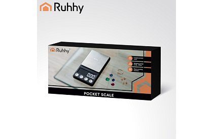 Přesná kapesní váha 500 g / 0,01 g – ideální pro šperky, laboratoře, hobby a kuchyni
