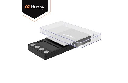 Přesná kapesní váha 500 g / 0,01 g – ideální pro šperky, laboratoře, hobby a kuchyni