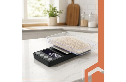 Přesná kapesní váha 500 g / 0,01 g – ideální pro šperky, laboratoře, hobby a kuchyni