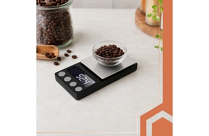 Přesná kapesní váha 500 g / 0,01 g – ideální pro šperky, laboratoře, hobby a kuchyni