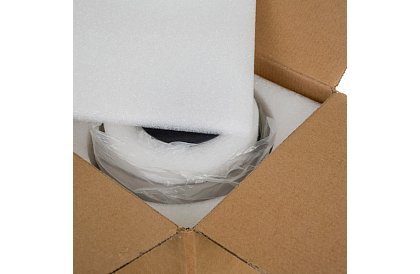 Volně stojící oválný biokrb s oblázky – bezdýmný krb na terasu a do interiéru, 28 × 16 × 16 cm