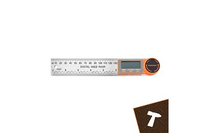Digitální elektronický úhloměr 360°, 200 mm s LCD – přesné měření úhlů