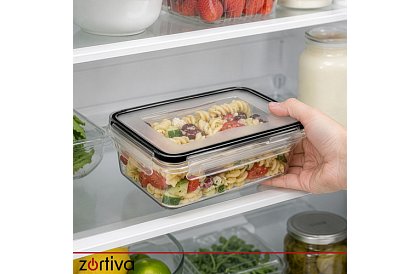 Nádoby na potraviny 12 ks, 5 velikostí, do mikrovlnné trouby, myčky a mrazáku