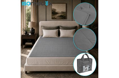 Zátěžová antistresová přikrývka  - Sensory Gray 7 kg, 200 × 150 cm