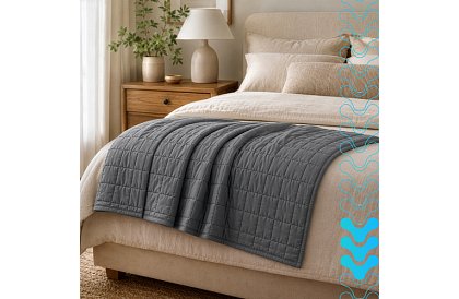 Zátěžová antistresová přikrývka - Sensory Gray 8 kg, 200 × 150 cm