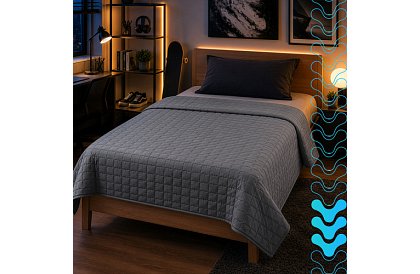 Zátěžová antistresová přikrývka - Sensory Gray 8 kg, 200 × 150 cm