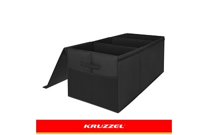 XXL truhla na hračky 132 l s víkem, černý organizér 94 cm