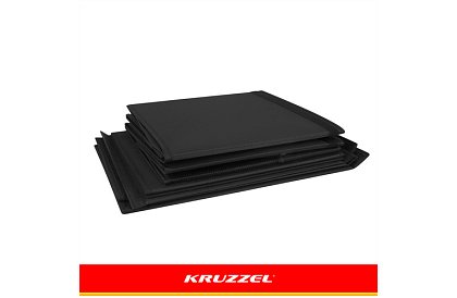 XXL truhla na hračky 132 l s víkem, černý organizér 94 cm