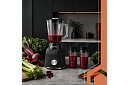 Skleněný mixér 1200 W s drcením ledu, skleněnou nádobou a 2 přenosnými lahvemi