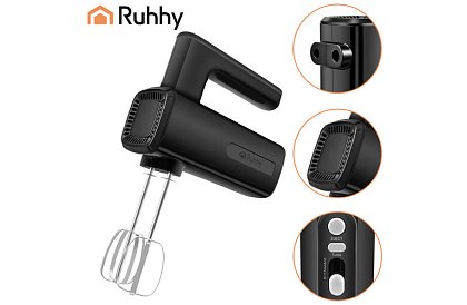 Ruční mixér 800 W, 5 rychlostí, Turbo, hnětací háky