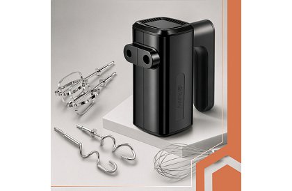 Ruční mixér 800 W, 5 rychlostí, Turbo, hnětací háky