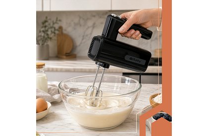 Ruční mixér 800 W, 5 rychlostí, Turbo, hnětací háky