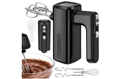 Ruční mixér 800 W, 5 rychlostí, Turbo, hnětací háky