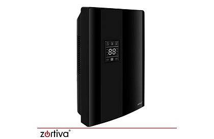 Odvlhčovač vzduchu Zortiva 90 W, 2 l, hygrostat, časovač, dálkové ovládání – černý