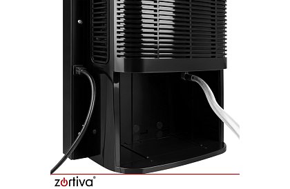 Odvlhčovač vzduchu Zortiva 90 W, 2 l, hygrostat, časovač, dálkové ovládání – černý
