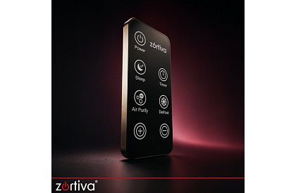 Odvlhčovač vzduchu Zortiva 90 W, 2 l, hygrostat, časovač, dálkové ovládání – černý