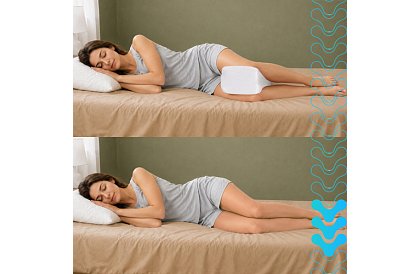 Ergonomický profilovaný polštář mezi kolena ISOMEDIX 25 × 21 × 15 cm
