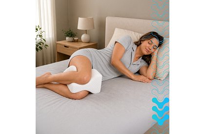 Ergonomický profilovaný polštář mezi kolena ISOMEDIX 25 × 21 × 15 cm