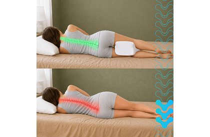 Ergonomický profilovaný polštář mezi kolena ISOMEDIX 25 × 21 × 15 cm