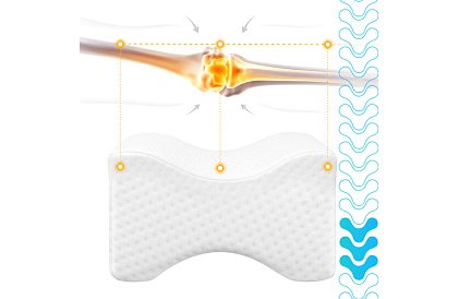Ergonomický profilovaný polštář mezi kolena ISOMEDIX 25 × 21 × 15 cm