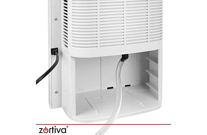 Odvlhčovač vzduchu Zortiva 90 W, 2 l, hygrostat, časovač, dálkové ovládání - bílý