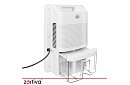 Odvlhčovač vzduchu Zortiva 90 W, 2 l, hygrostat, časovač, dálkové ovládání - bílý